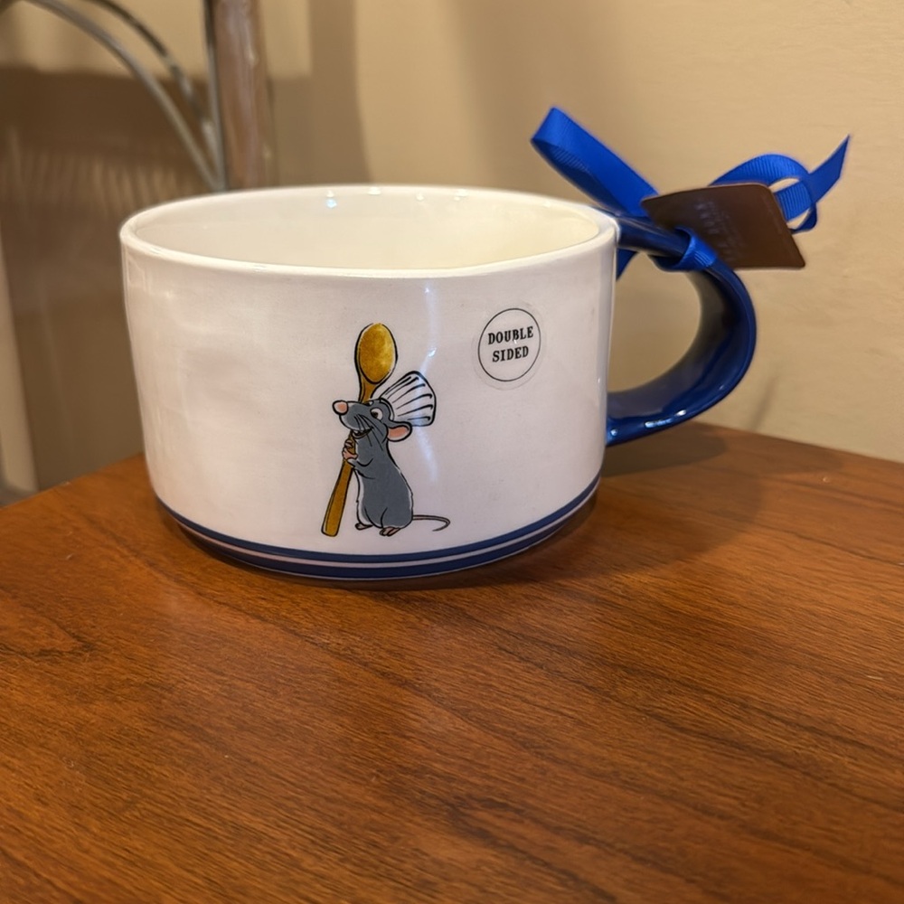 Rae‎ Dunn Blue & White Soup Mug - Anyone Can Cook - Picture 2 of 2